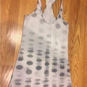 Lululemon Athletica Black and White Dot Tank Top